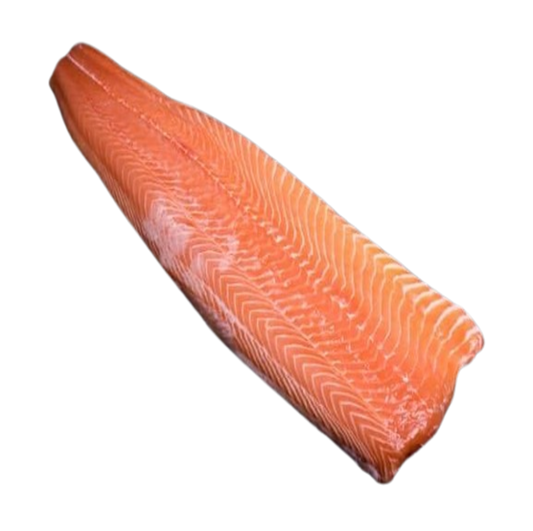 Verse zalm zijde